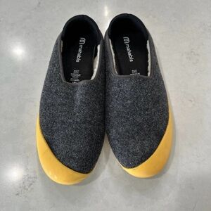 Mahabis Charcoal and Mustard Men's Loafers